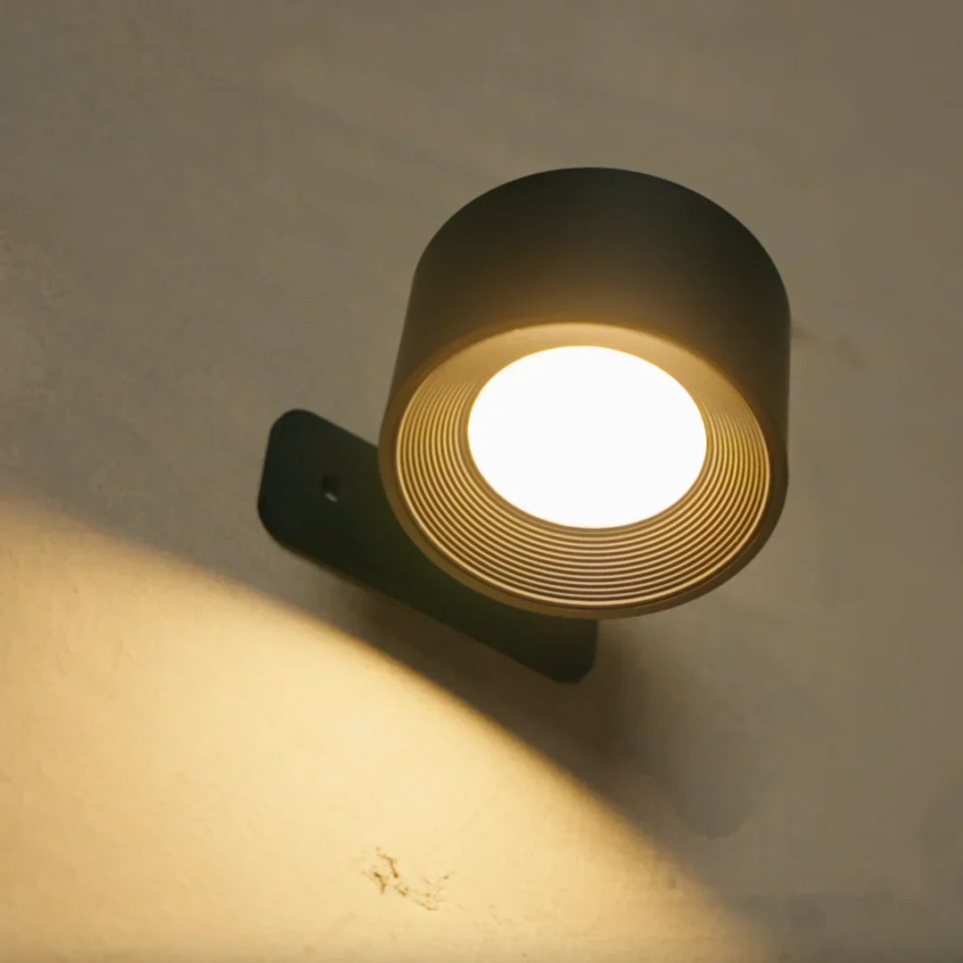 Wireless Magnetic Wall Lamp – 360° Rotating Light close-up detail