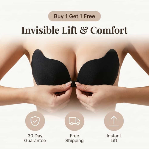 Miavello Usynlig Push-up Selvheftende BH