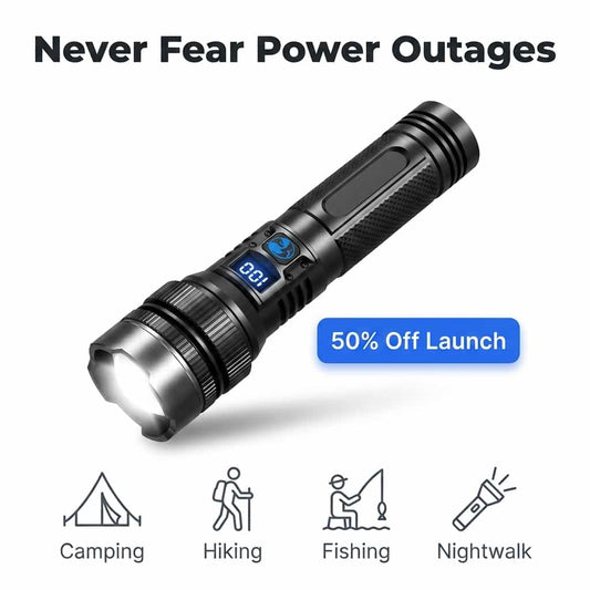 BrightMax™ - Ultra-Bright Zoom LED Flashlight