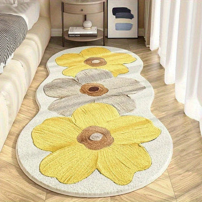FloralRug - Elegant blomsterteppe for umiddelbar romforbedring