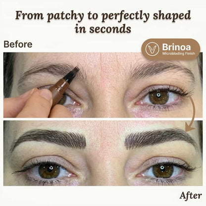 Vodotesné pero na microblading obočia - Odolné proti rozmazaniu, výdrž 12 hodín