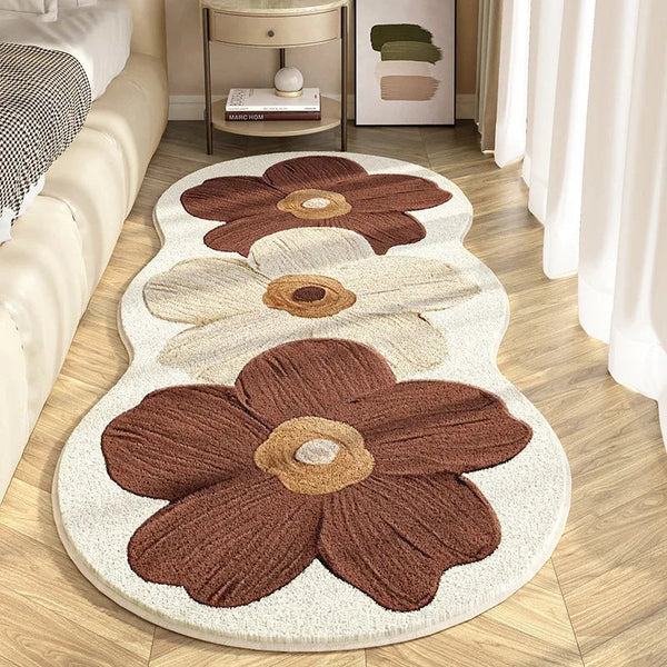 FloralRug - Elegant blomsterteppe for umiddelbar romforbedring