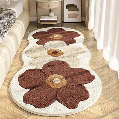 FloralRug - Elegant blomsterteppe for umiddelbar romforbedring