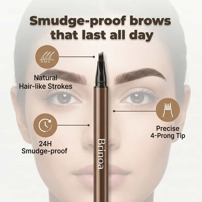Vodotesné pero na microblading obočia - Odolné proti rozmazaniu, výdrž 12 hodín