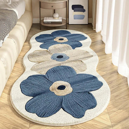 FloralRug - Elegant blomsterteppe for umiddelbar romforbedring