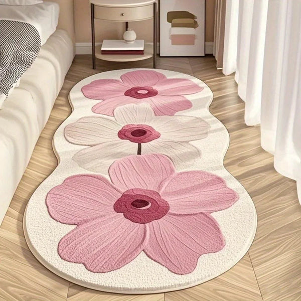 FloralRug - Elegant blomsterteppe for umiddelbar romforbedring