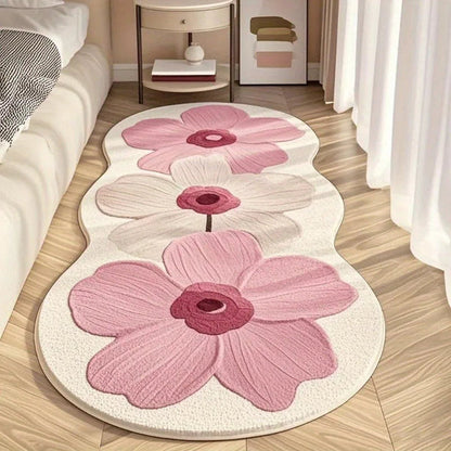 FloralRug - Elegant blomsterteppe for umiddelbar romforbedring