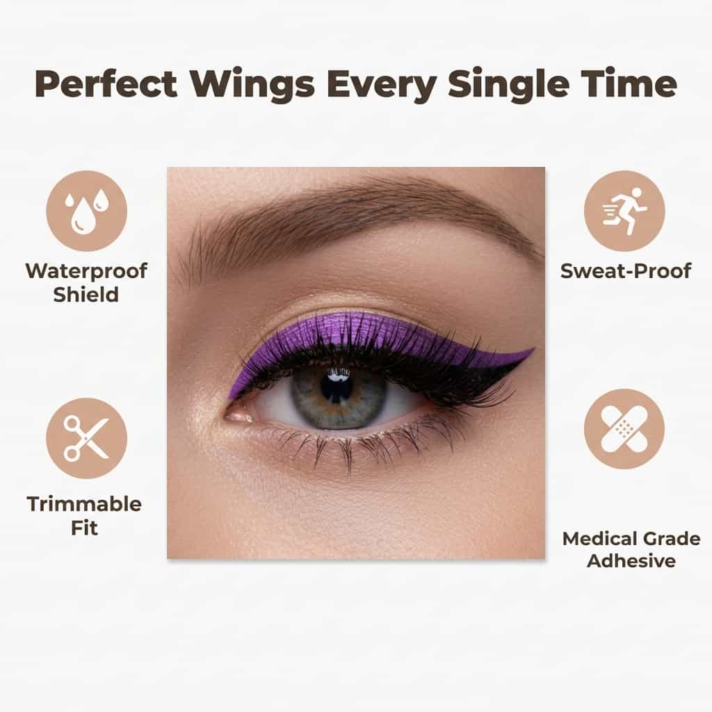Gjenbrukbare eyelinerskilt - Umiddelbar glam-look på sekunder
