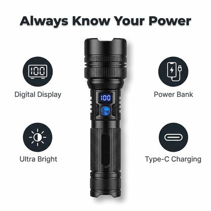BrightMax™ - Ultra jasná LED baterka so zoomom
