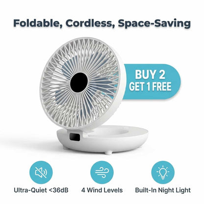 EasyBreeze™ - Tichý prenosný chladič s nočným svetlom