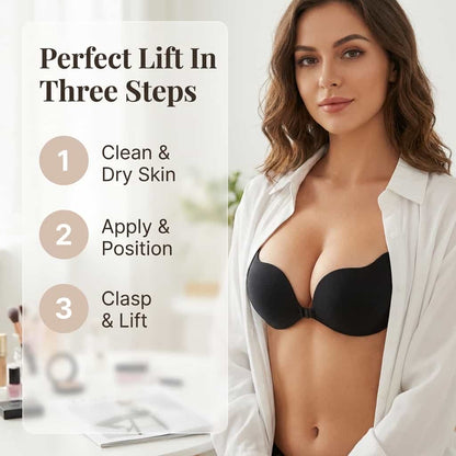 Miavello Usynlig Push-up Selvheftende BH