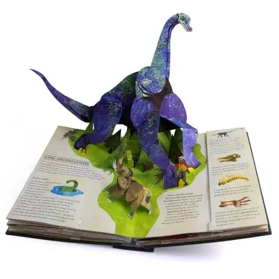 3D vystreľovacia kniha Dinosaury