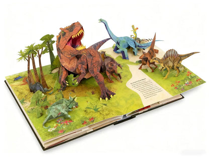 3D vystreľovacia kniha Dinosaury