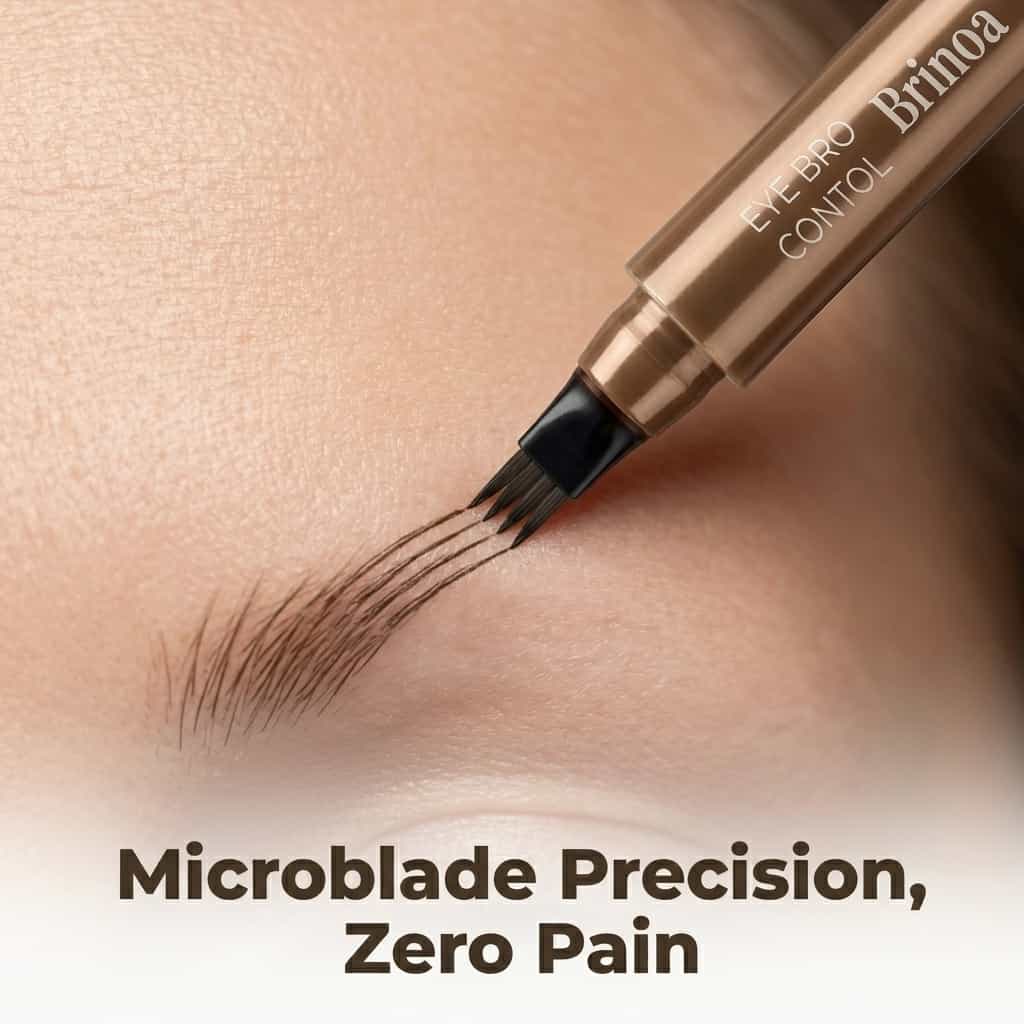 Vodotesné pero na microblading obočia - Odolné proti rozmazaniu, výdrž 12 hodín
