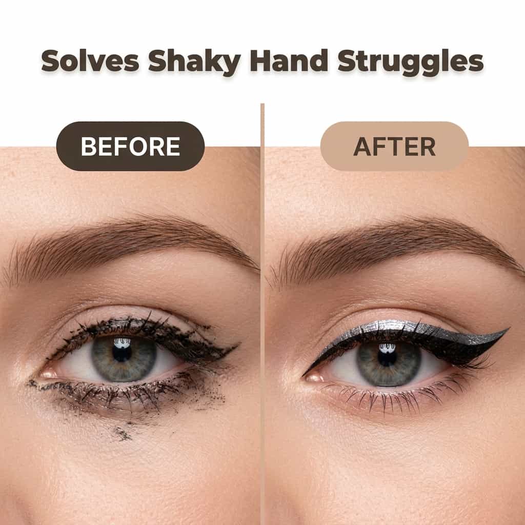 Gjenbrukbare eyelinerskilt - Umiddelbar glam-look på sekunder