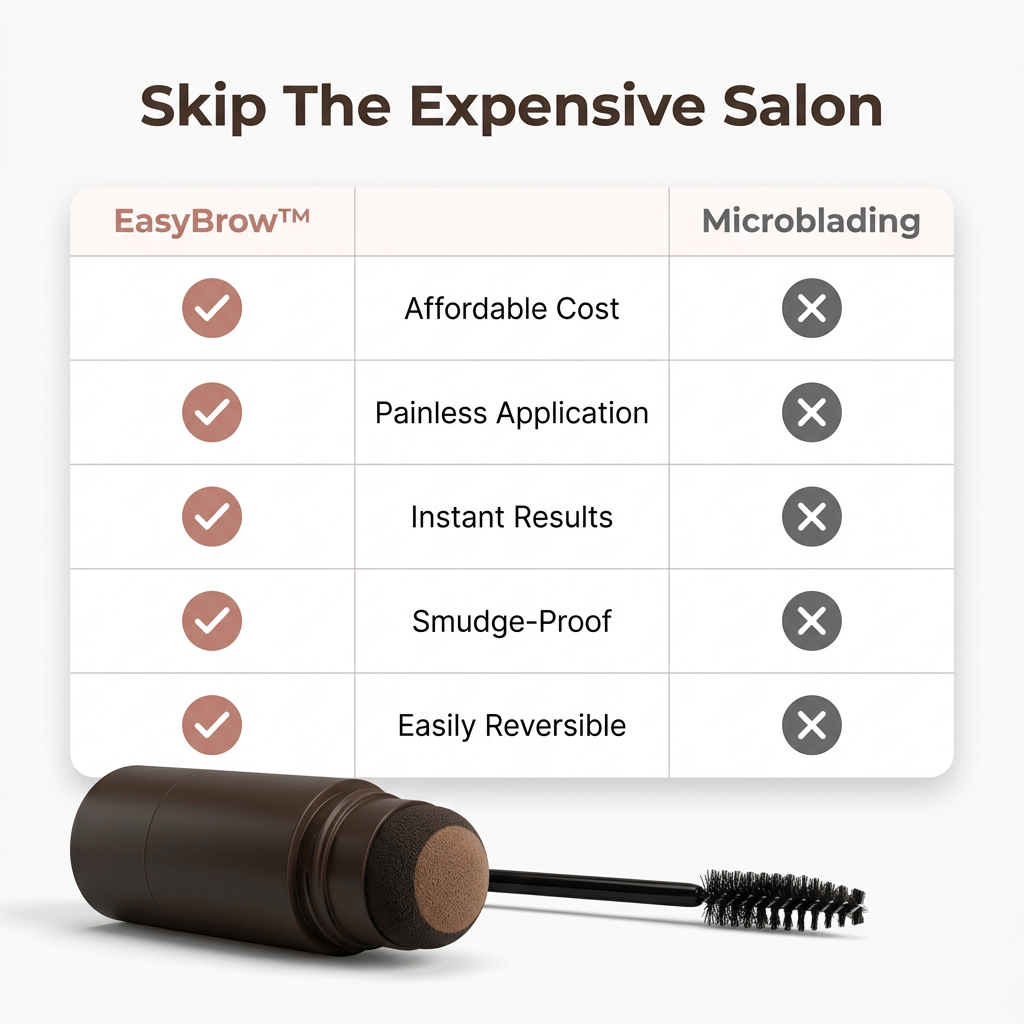 EasyBrow™ - Oppnå feilfrie symmetriske bryn på bare ett minutt