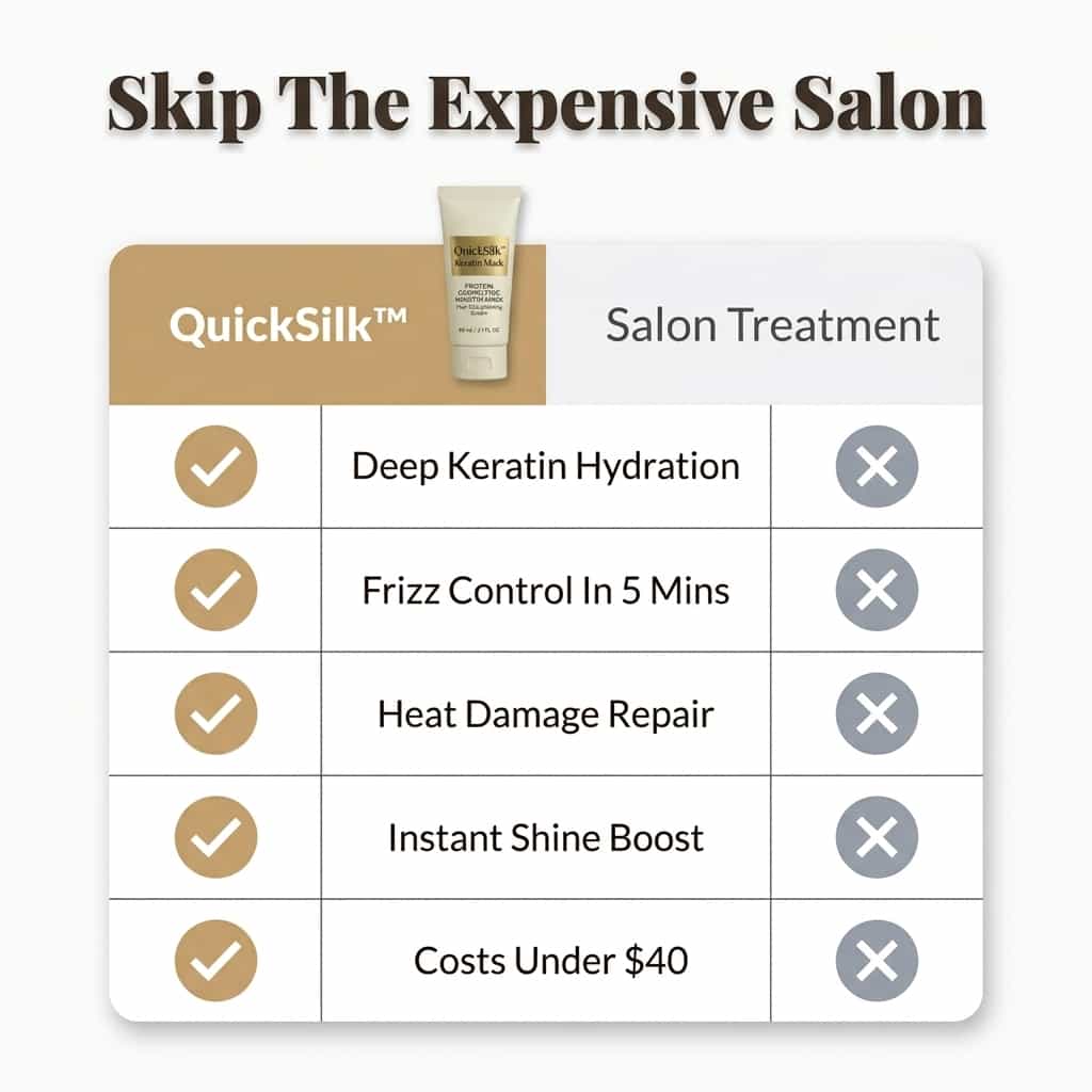 QuickSilk™ - Keratin hårmaske for øyeblikkelig glans