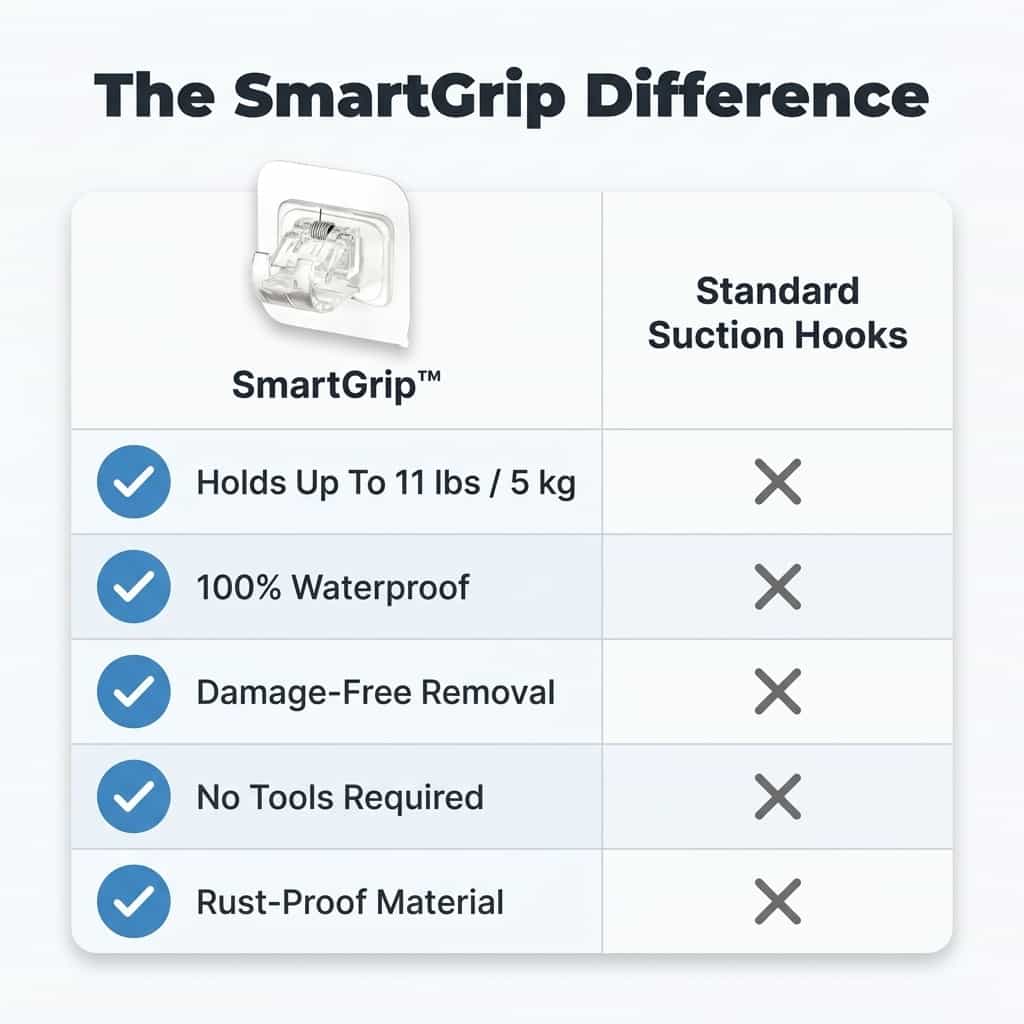 SmartGrip™ - Háčiky na stenu bez poškodenia