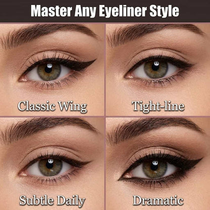 Presisjons eyeliner-tegneverktøy - Enkel vingeeyeliner for nybegynnere