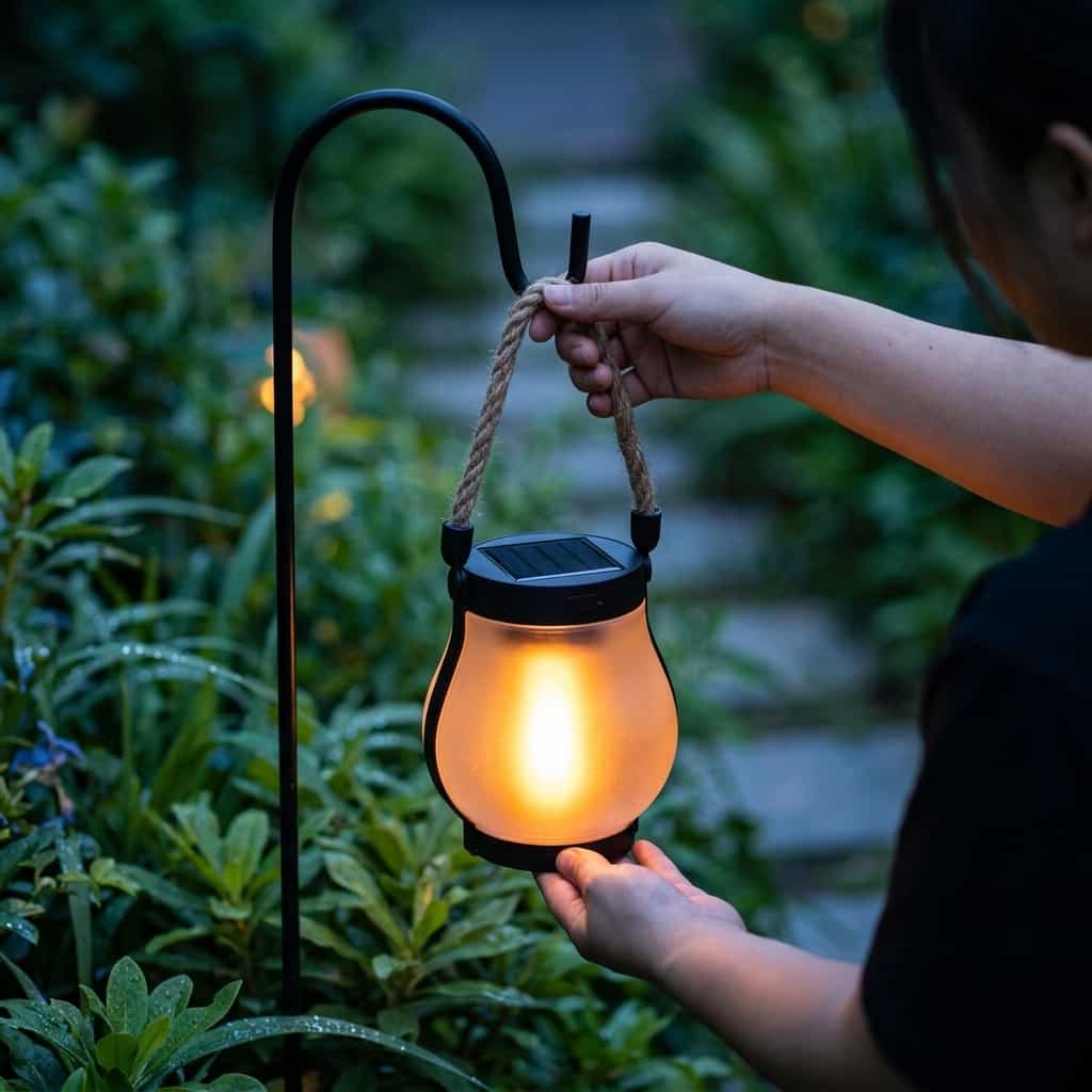 The EverFlame Solar Lantern - A Perfect Flame, Every Night alternative angle