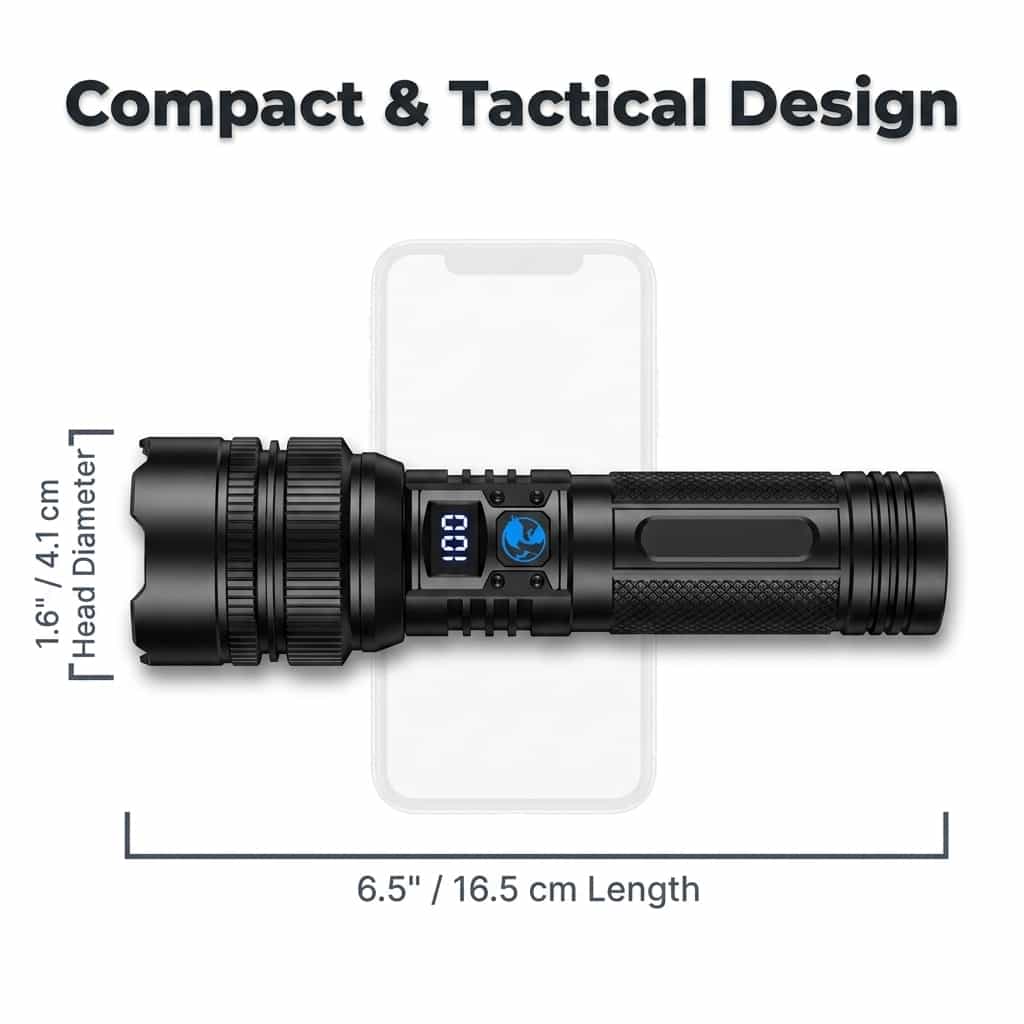 BrightMax™ - Ultra jasná LED baterka so zoomom