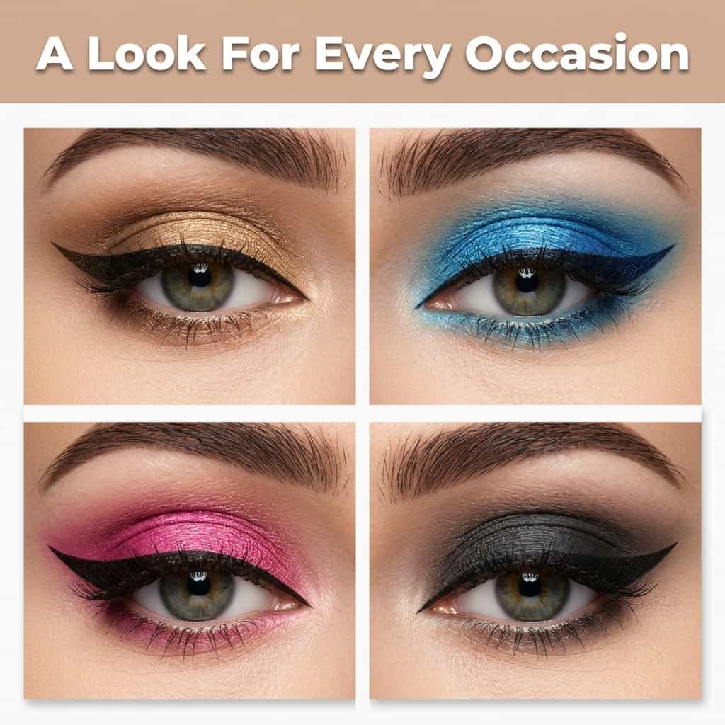 Gjenbrukbare eyelinerskilt - Umiddelbar glam-look på sekunder