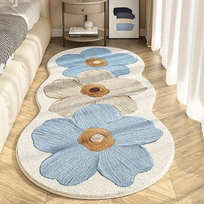 FloralRug - Elegant blomsterteppe for umiddelbar romforbedring