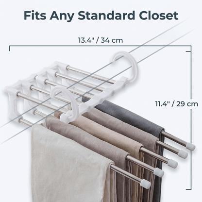 SmartCloset™ - Plassbesparende 5-lags bukseorganisator