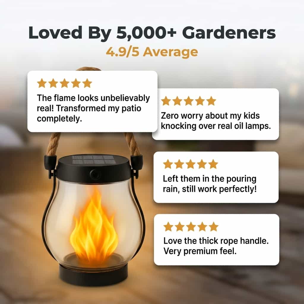 The EverFlame Solar Lantern - A Perfect Flame, Every Night additional view 10