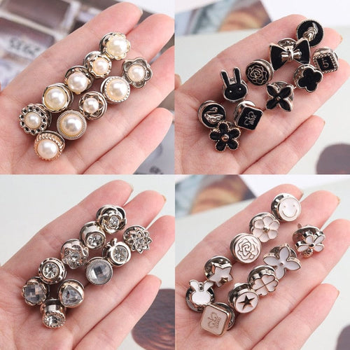 MetalSnap - 高级金属纽扣，设计师风格