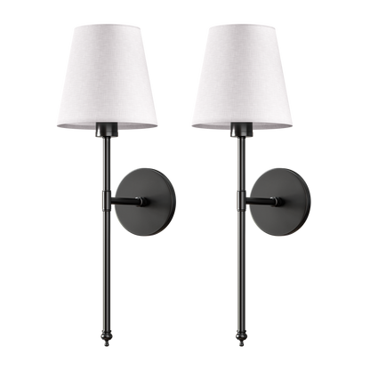 Elegante trådløse vegglamper - Verktøyfri montering