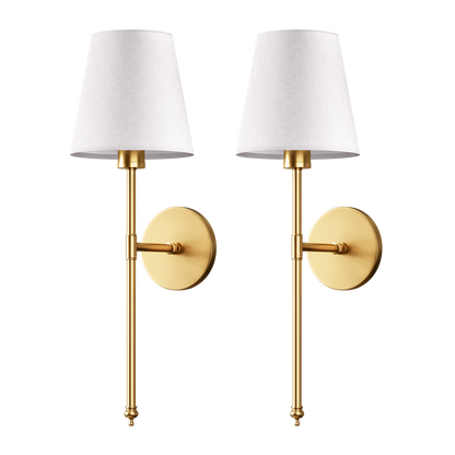 Elegante trådløse vegglamper - Verktøyfri montering