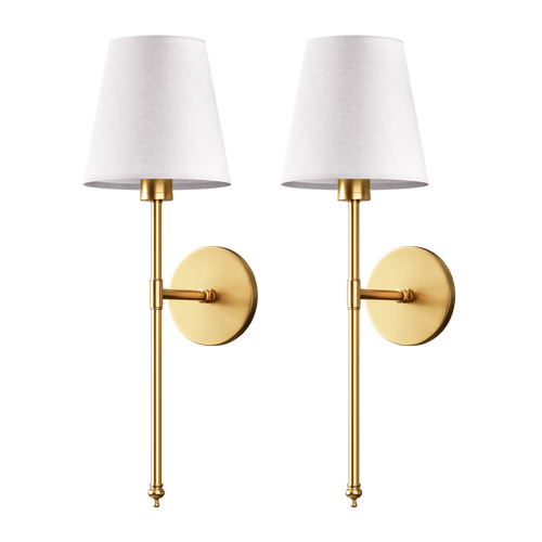 Elegante trådløse vegglamper - Verktøyfri montering