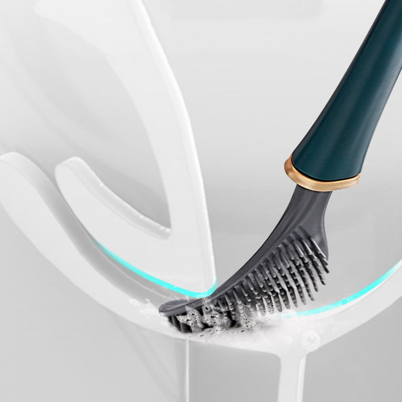 Silikon toalettbørste - Hygienisk veggmontert design