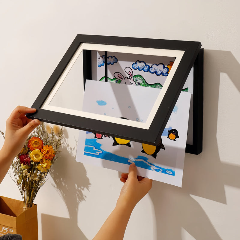 Barnekunst-ramme - Gjør tegninger om til elegant veggkunst