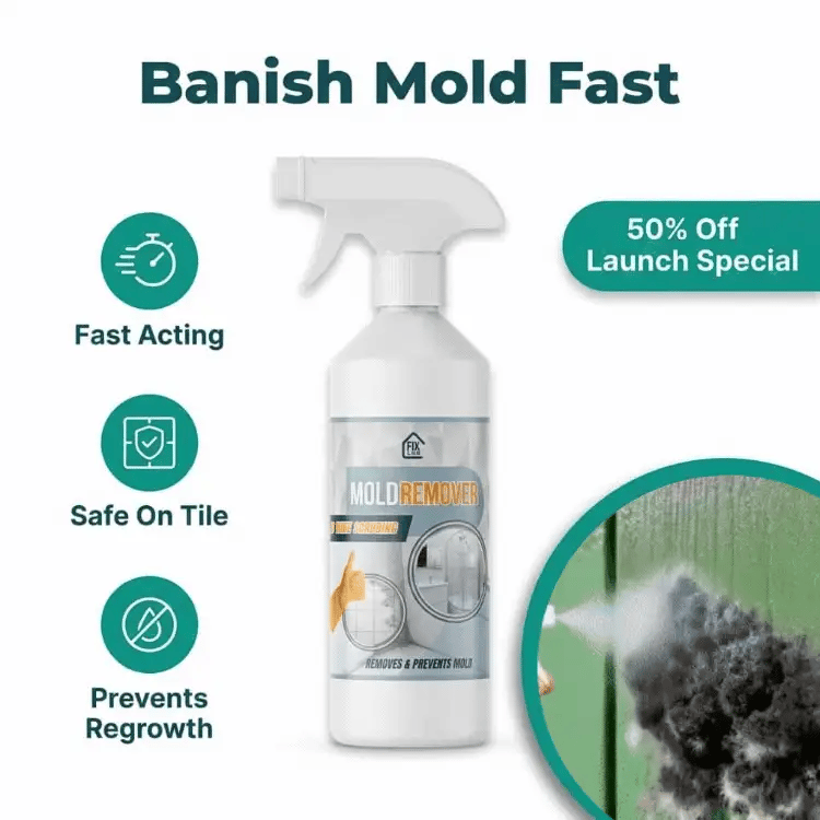 MoldClear™ - Rýchly netoxický odstraňovač plesní
