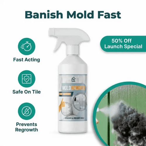 MoldClear™ - Rýchly netoxický odstraňovač plesní