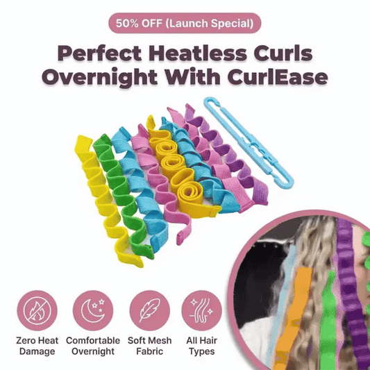 CurlEase™ - Heatless Curling Ribbons
