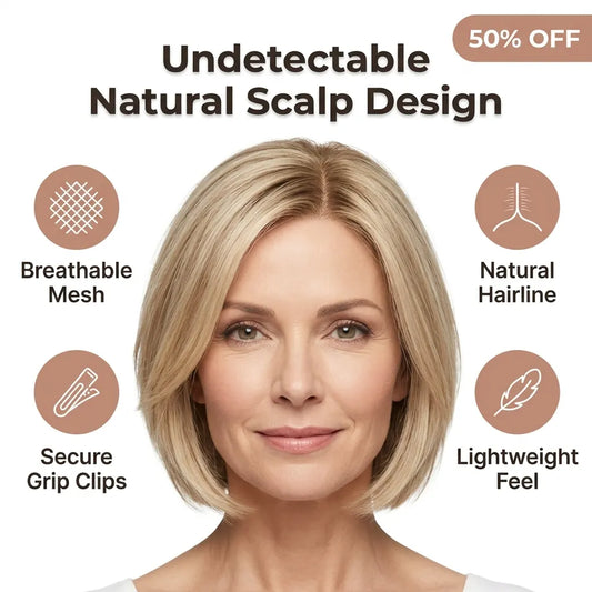 Seamless Hair Topper Clip – Instant Volume