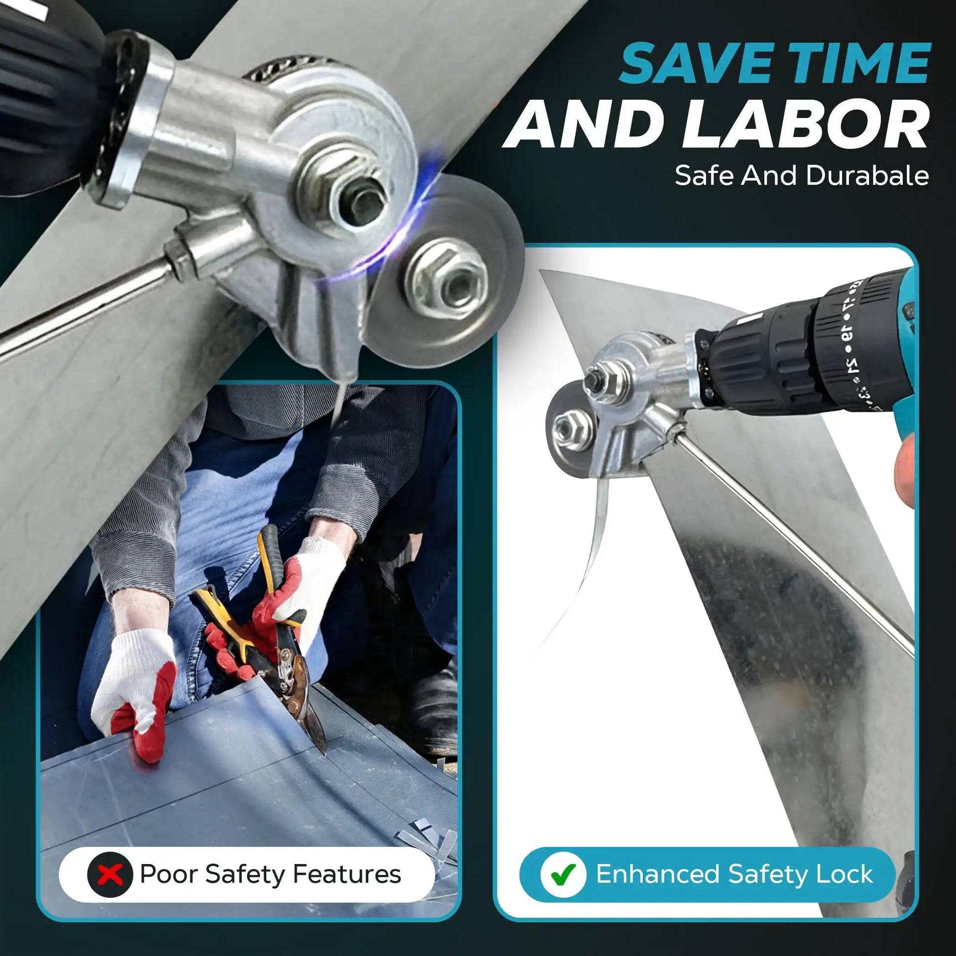 PowerCut - Electric Drill Metal Cutter Attachment lifestyle photo