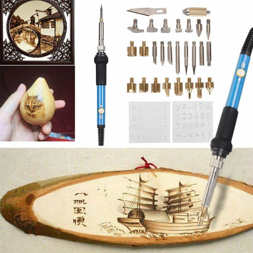 专业烧画笔 - 可调节温度控制