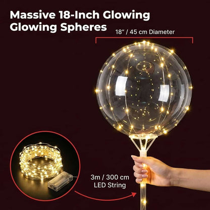 LED dekorative festballonger
